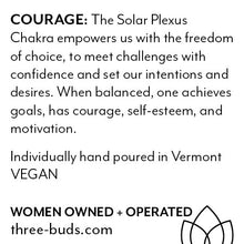 Load image into Gallery viewer, Three Buds Apothecary Soy Candle - Solar Plexus (Chakra 3)