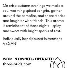 Load image into Gallery viewer, Three Buds Apothecary Soy Candle - Citrus + Spice