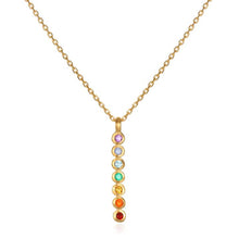 Load image into Gallery viewer, Satya Divine Alignment Gemstone Chakra Necklace