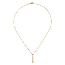 Load image into Gallery viewer, Satya Divine Alignment Gemstone Chakra Necklace