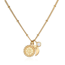 Load image into Gallery viewer, Satya Goddess Moon and Mandala Necklace