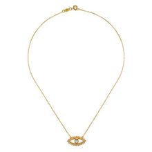 Load image into Gallery viewer, Satya Keeper of Positivity Eye Necklace