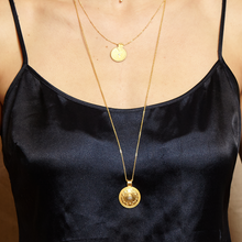 Load image into Gallery viewer, Satya Phases of the Moon Gold Necklace