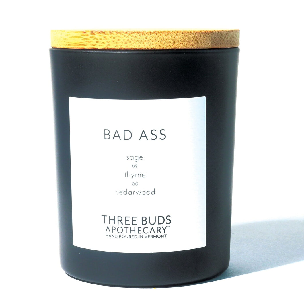 Three Buds Apothecary Soy Candle - Bad Ass