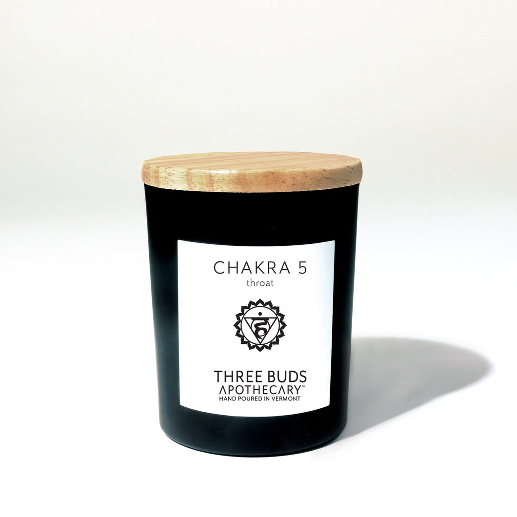 Three Buds Apothecary Soy Candle - Throat (Chakra 5)