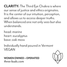 Load image into Gallery viewer, Three Buds Apothecary Soy Candle - Third Eye (Chakra 6)
