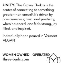 Load image into Gallery viewer, Three Buds Apothecary Soy Candle - Crown (Chakra 7)
