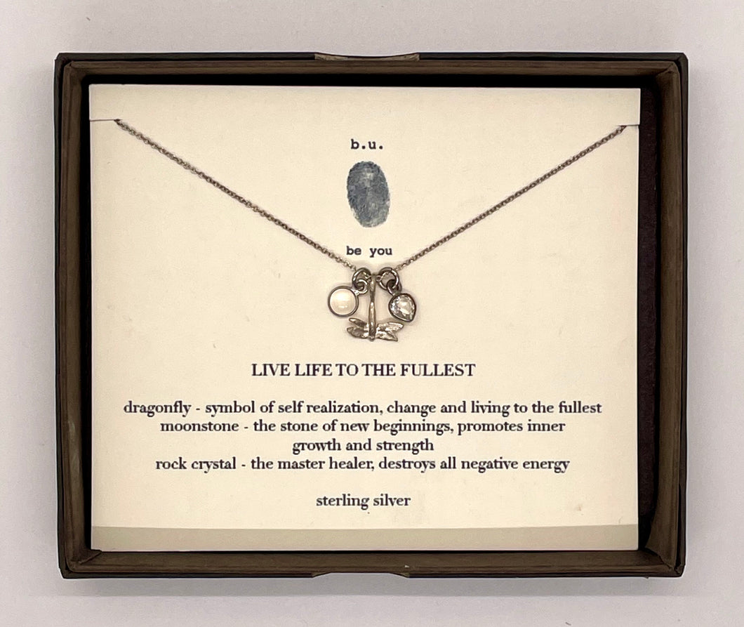 b.u. Live Life to the Fullest Necklace
