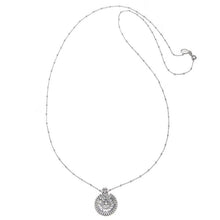 Load image into Gallery viewer, Satya Silver Mandala Necklace
