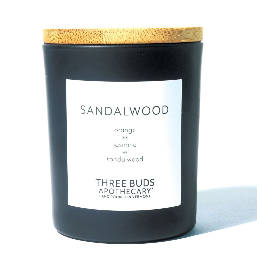 Three Buds Apothecary Soy Candle - Sandalwood