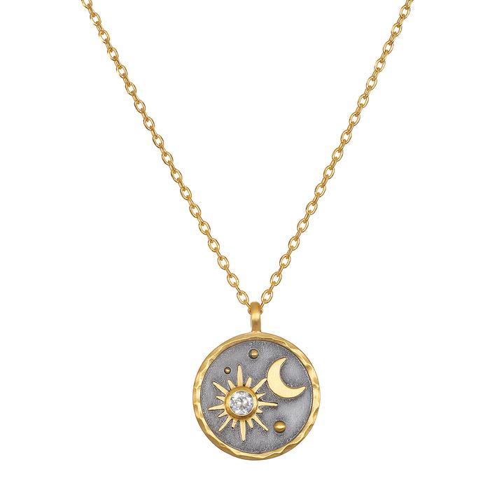 Satya Celestial Birthstone Necklace - April