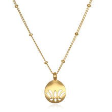 Load image into Gallery viewer, Satya Begin Today Lotus Necklace
