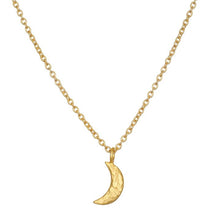 Load image into Gallery viewer, Satya Bestow Light Crescent Moon Necklace
