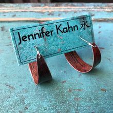 Load image into Gallery viewer, Jennifer Kahn Medium Wide Copper Hoop Earrings
