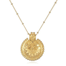 Load image into Gallery viewer, Satya Gold Mandala Necklace
